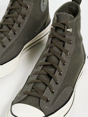 Converse Chuck 70 Olive Green High-Top Canvas Sneakers